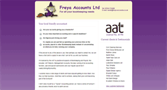 Desktop Screenshot of freya-accounts.co.uk